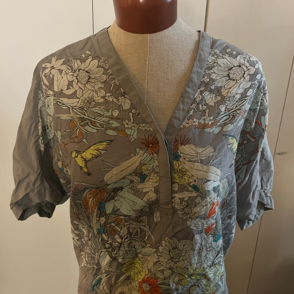 Mexx Floral Gray Shirt